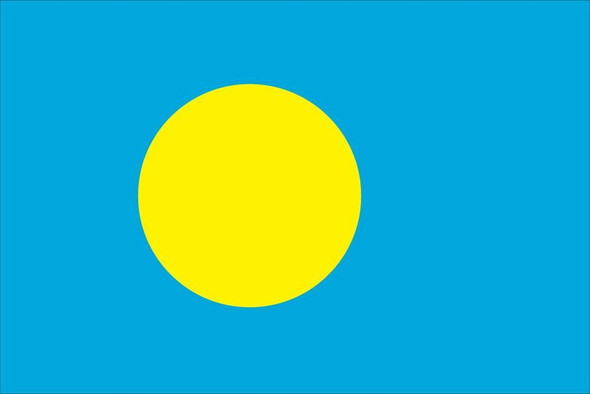 Palau World Flags - Nylon   - 2' x 3' to 5' x 8'