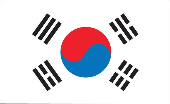 South Korea World Flags - Nylon   - 2' x 3' to 5' x 8'