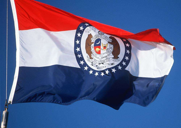 Missouri State Flags - Nylon   - 2'X3 to 5'X8'