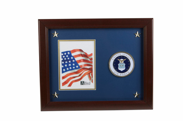 U.S. Air Force Medallion 5-Inch by 7-Inch Picture Frame with Stars