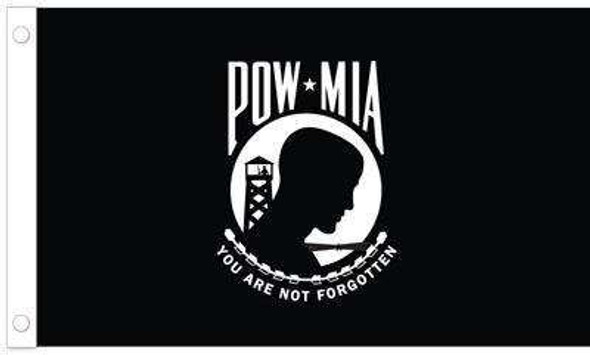 POW/MIA Flag - 2' x 3' Double Sided Nylon