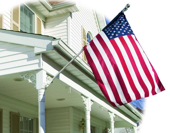 U.S. Embroidered Banner Flag - 4' x 6' - Nylon