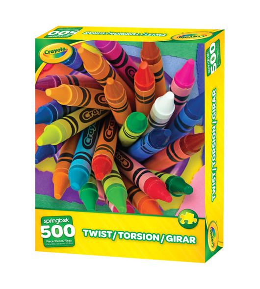 Crayola Twist 500 Piece Jigsaw Puzzle