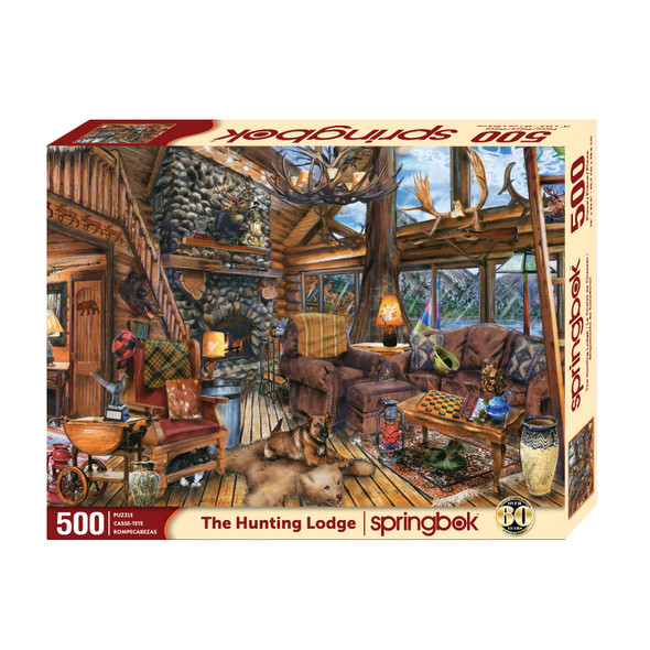 The Hunting Lodge 500 Piece Jigsaw Puzzle