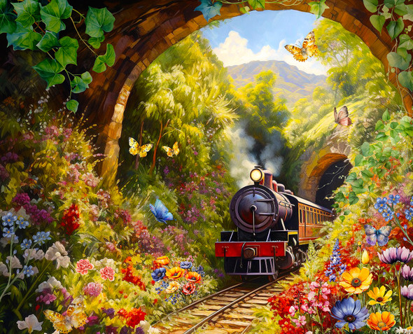 Tunnel Pass 1000 Piece Jigsaw Puzzle