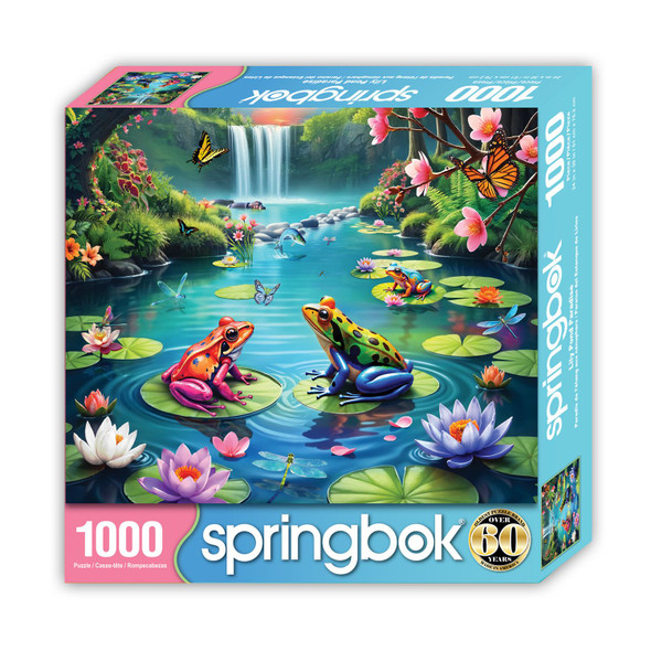 Lily Pond Paradise 1000 Piece Jigsaw Puzzle