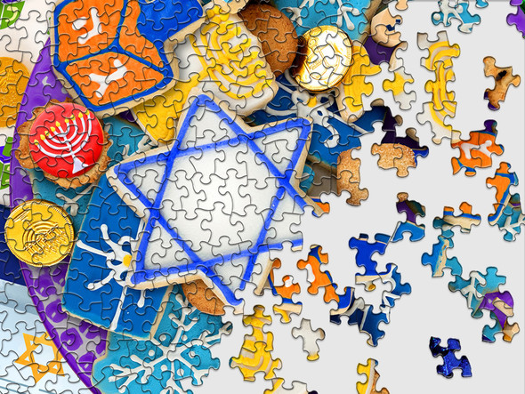 Hanukkah Cookies 500 Piece Jigsaw Puzzle