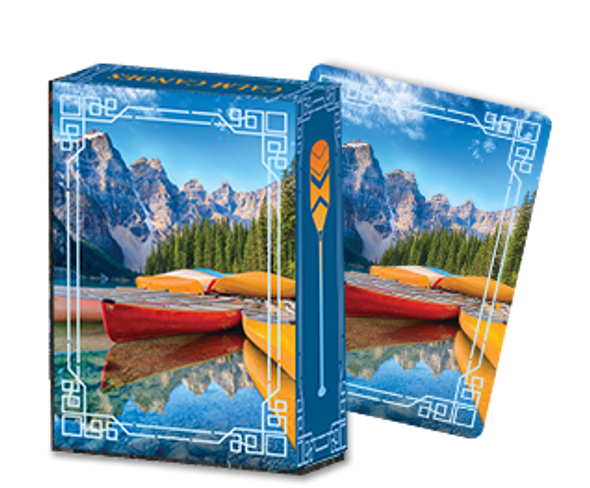 Calm Canoes Jumbo Index Cards Playing Deck