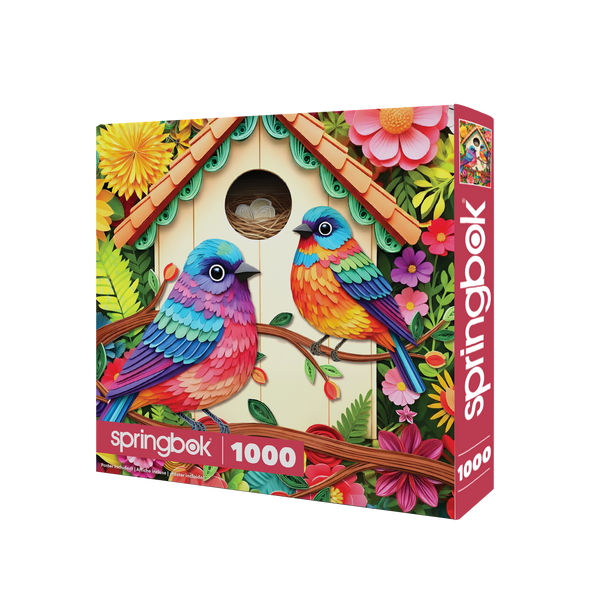 Blooming Birds 1000 Piece Jigsaw Puzzle
