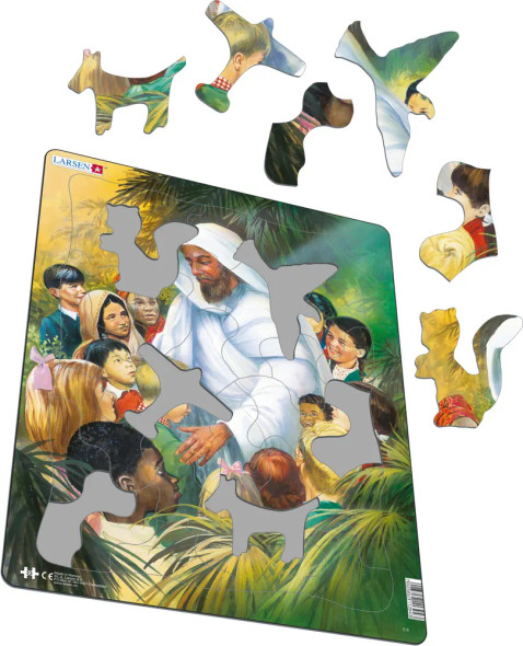 Jesus with Kids 33 Piece Children's Jigsaw Puzzle