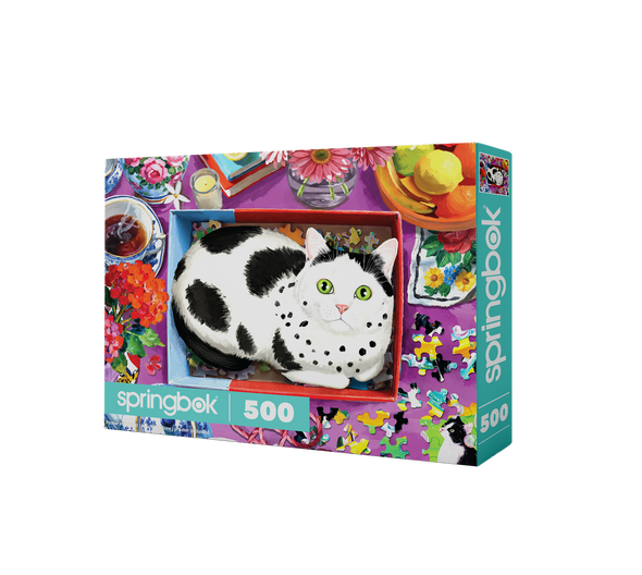 The Purr-fect Fit 500 Piece Jigsaw Puzzle