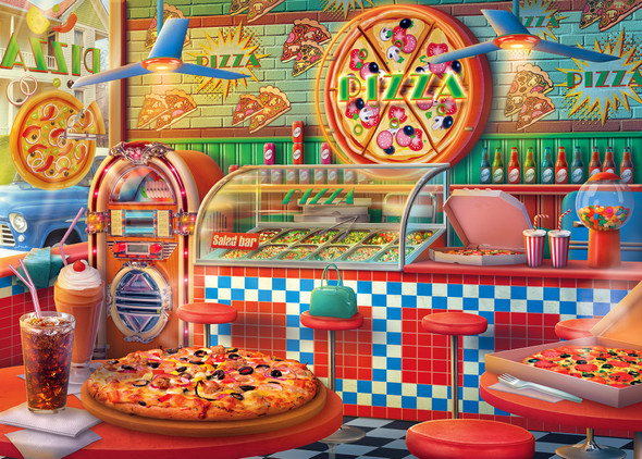Pizza Shop 1000 Piece Jigsaw Puzzle