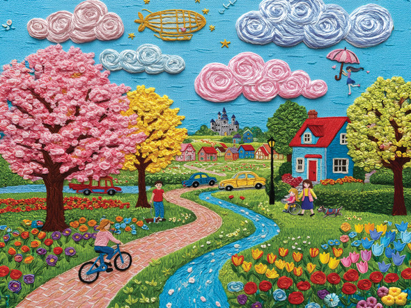 Springtime Stroll 1000 Piece Jigsaw Puzzle