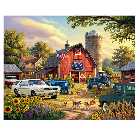 Ford Barnyard 1000 Piece Jigsaw Puzzle