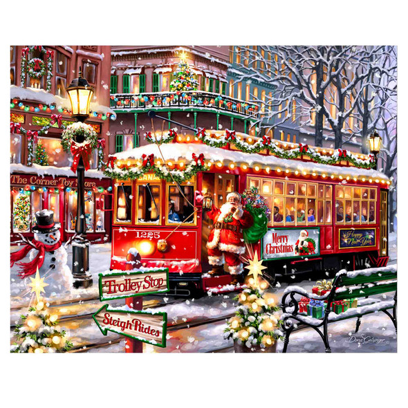 Christmas Trolley 1000 Piece Jigsaw Puzzle
