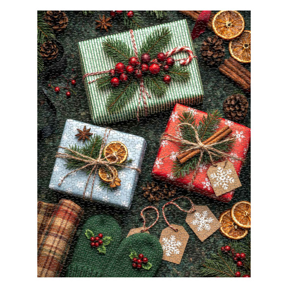 Christmas Wrapping 1000 Piece Jigsaw Puzzle