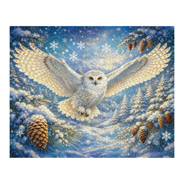 Arctic Owl 1000 Piece Jigsaw Puzzle
