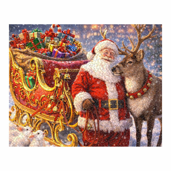 Santa's Send Off 1000 Piece Jigsaw Puzzle