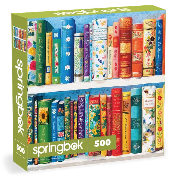 Books in Bloom 500 Piece Jigsaw Puzzle