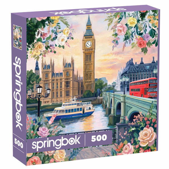 London in Spring 500 Piece Jigsaw Puzzle