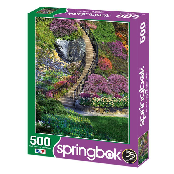 Garden Stairway 500 Piece Jigsaw Puzzle