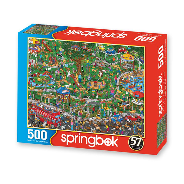 The Dog Park 500 Piece Jigsaw Puzzle