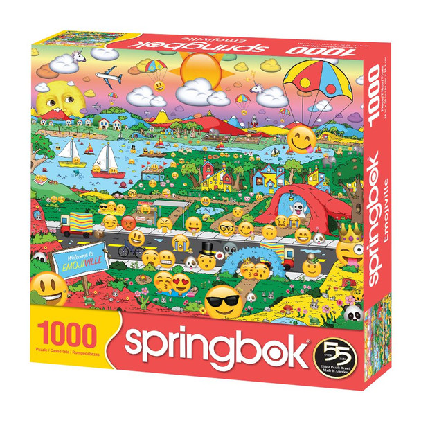 Emojiville 1000 Piece Jigsaw Puzzle