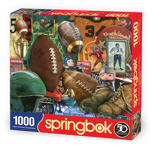 Vintage Football 1000 Piece Jigsaw Puzzle