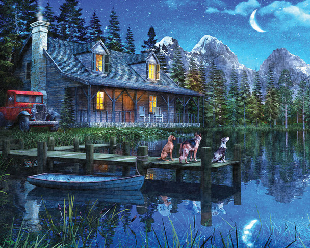 Moonlit Night 1000 Piece Jigsaw Puzzle