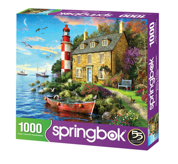 The Cottage Lighthouse 1000 Piece Jigsaw Puzzle
