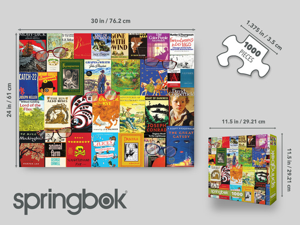 Nostalgic Novels 1000 Piece Jigsaw Puzzle