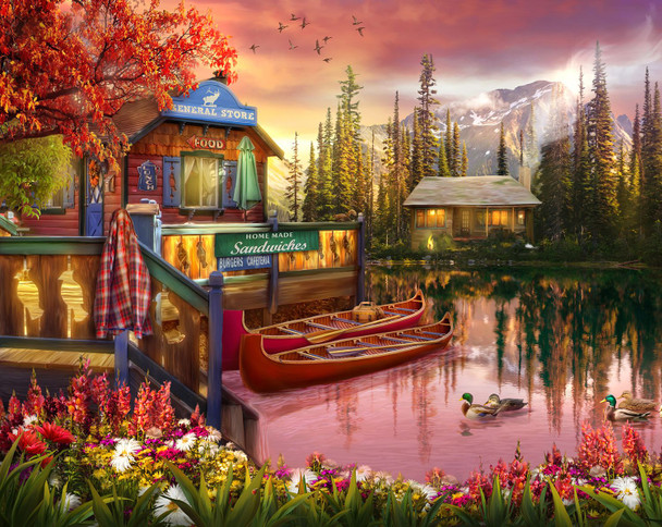 Lakeshore Serenity 1000 Piece Jigsaw Puzzles