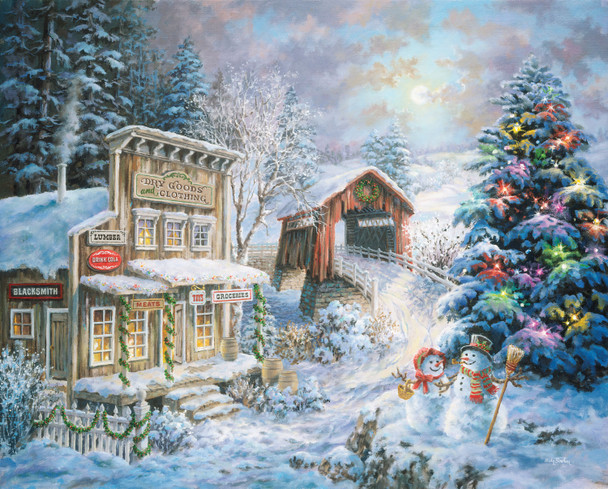 Country Christmas Store 1000 Piece Jigsaw Puzzle