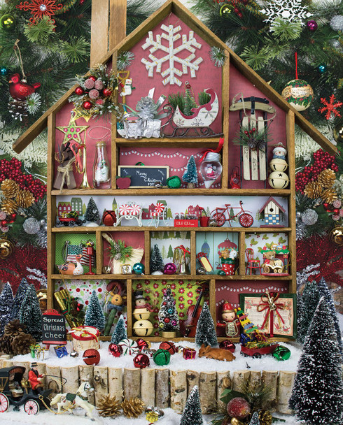 Christmas Country Home 1000 Piece Jigsaw Puzzle