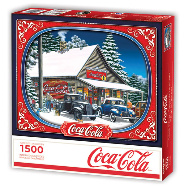 Coca-Cola Holiday Tidings 1500 Piece Jigsaw Puzzle