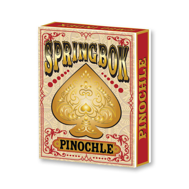 Springbok Pinochle Jumbo Print Playing Cards Deck