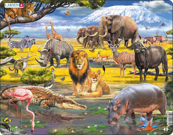 Savannah 43 Piece Children's Educational Jigsaw Puzzle