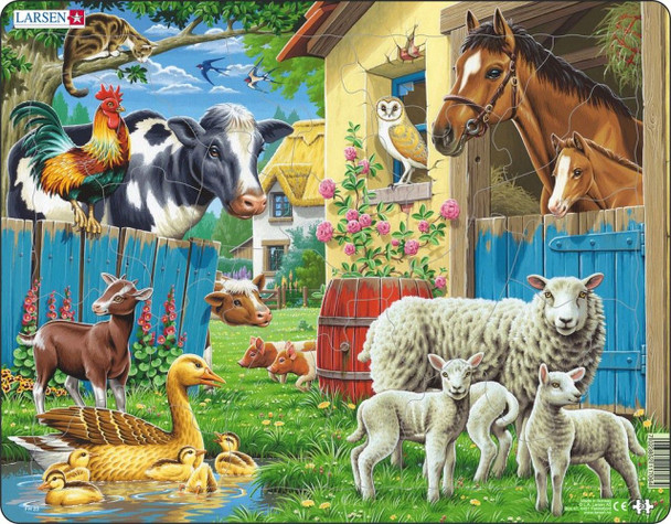 Farm Animals 23 Piece Children's Educational Jigsaw Puzzle