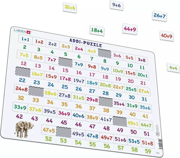 Learning Addition 58 Piece Children's Educational Jigsaw Puzzle