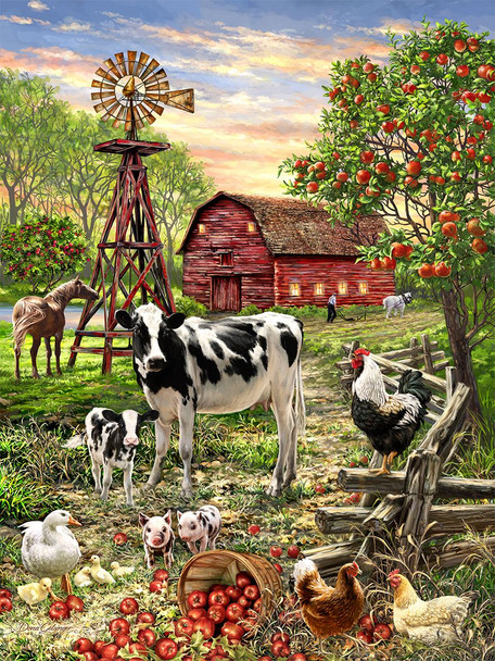 Barnyard Animals 100 Piece Jigsaw Puzzle