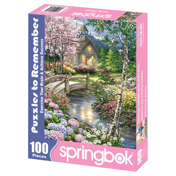 Spring Chapel 100 Piece Jigsaw Puzzle
