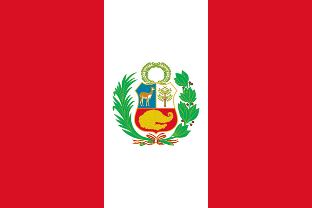 Peru World Flags - Nylon   - 2' x 3' to 5' x 8'
