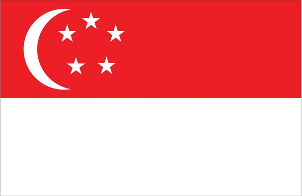 Singapore World Flags - Nylon   - 2' x 3' to 5' x 8'