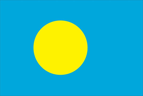 Palau World Flags - Nylon   - 2' x 3' to 5' x 8'