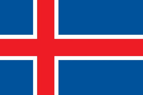 Iceland World Flags - Nylon   - 2' x 3' to 5' x 8'