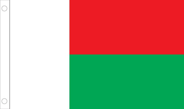 Madagascar World Flags - Nylon   - 2' x 3' to 5' x 8'