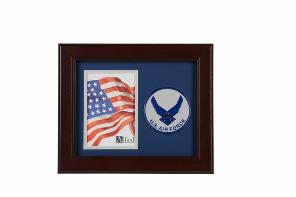 Aim High Air Force Medallion 4-Inch by 6-Inch Portrait Picture Frame