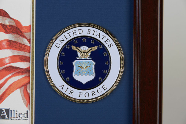 U.S. Air Force Medallion 4-Inch by 6-Inch Portrait Picture Frame