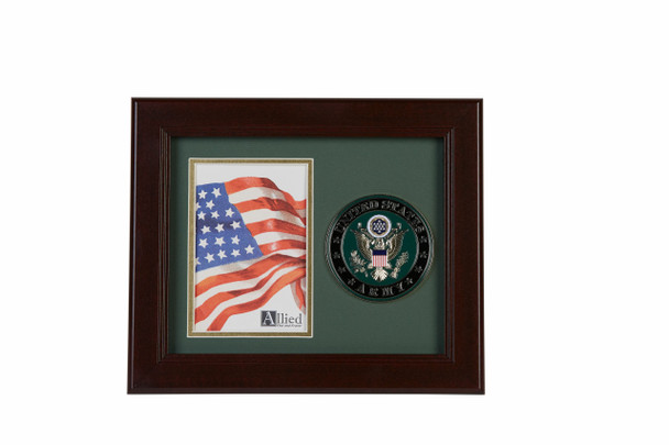 U.S. Army Medallion 4-Inch by 6-Inch Portrait Picture Frame