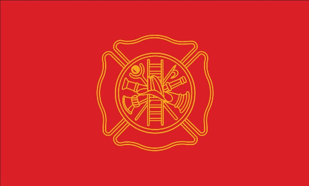 Firefighters Flag - 3' x 5' - Nylon